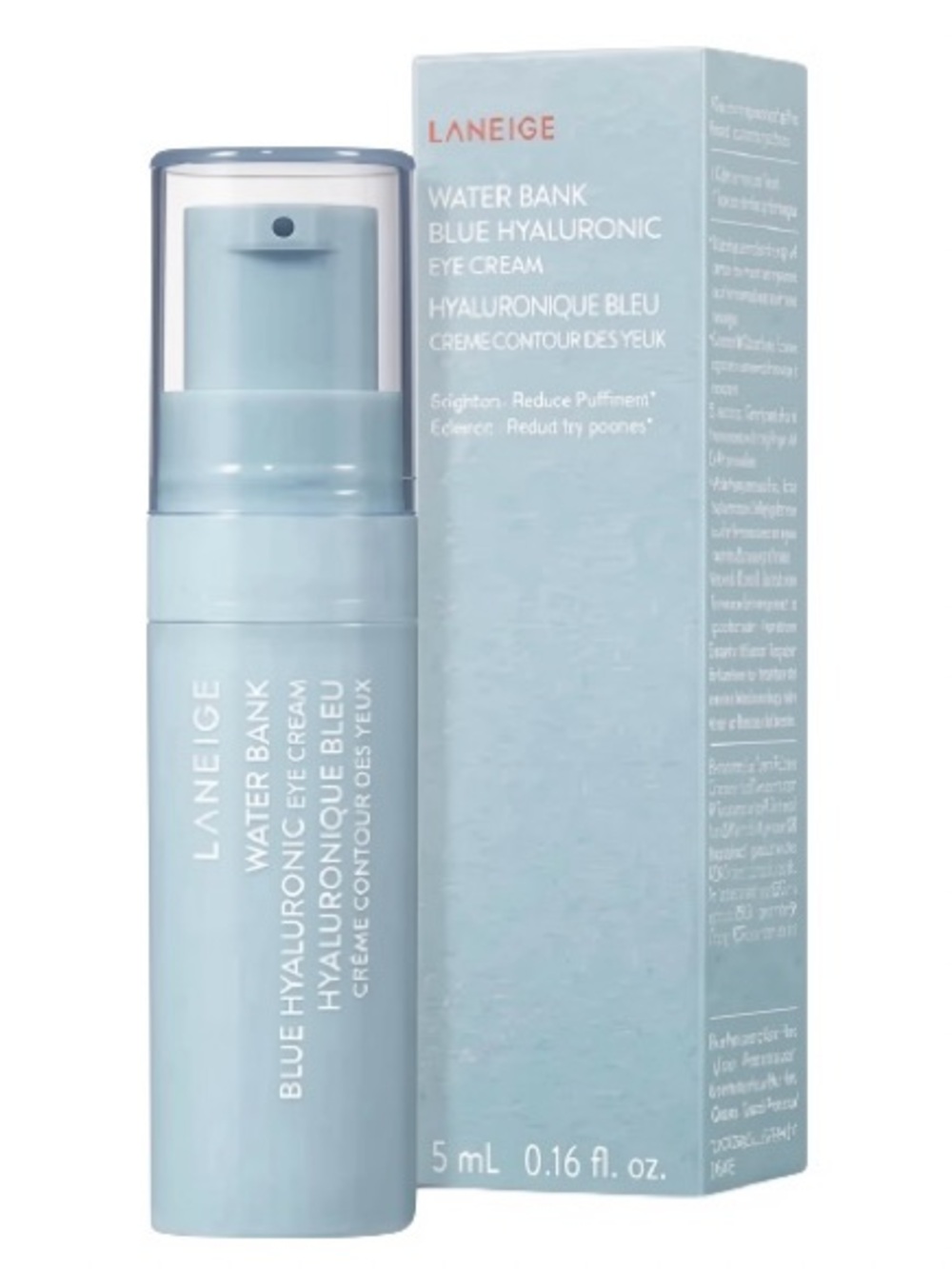 3/$12 LANEIGE Water Bank Blue Hyaluronic Eye Cream .16oz